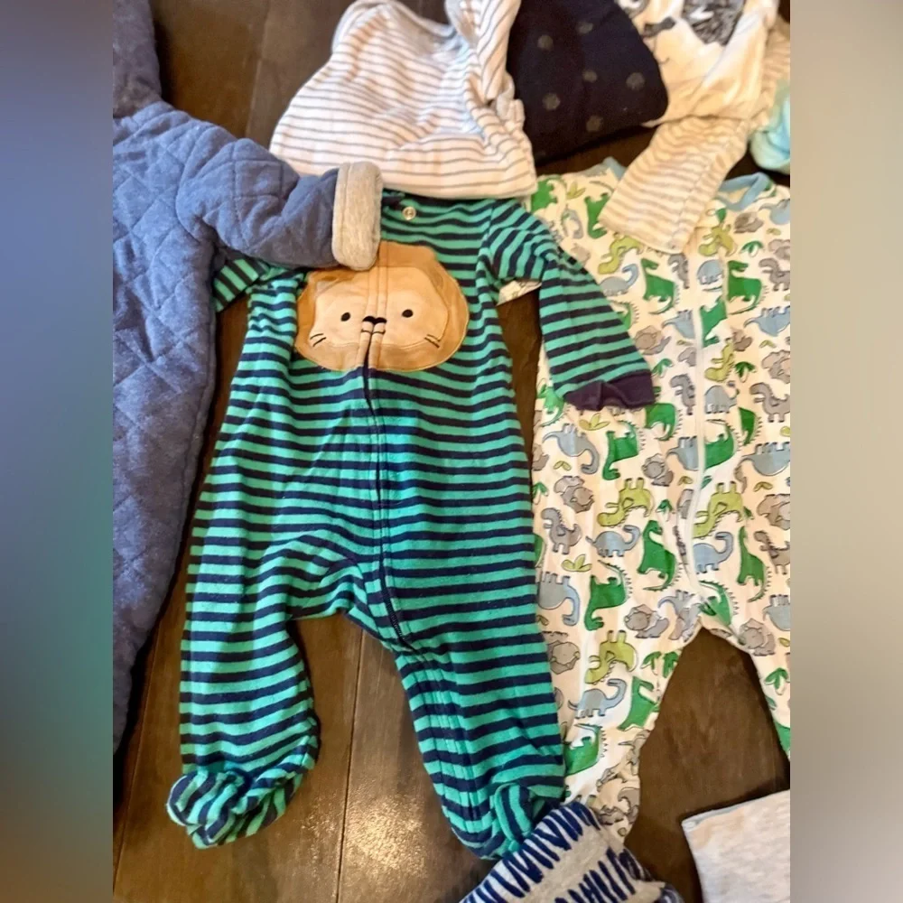 Baby Boy 3-6M Clothing Lot & Halloween Pumpkin Costume - Picture 5 of 10